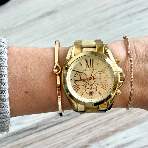 Michael Kors Bradshaw Gold Chronograph Watch